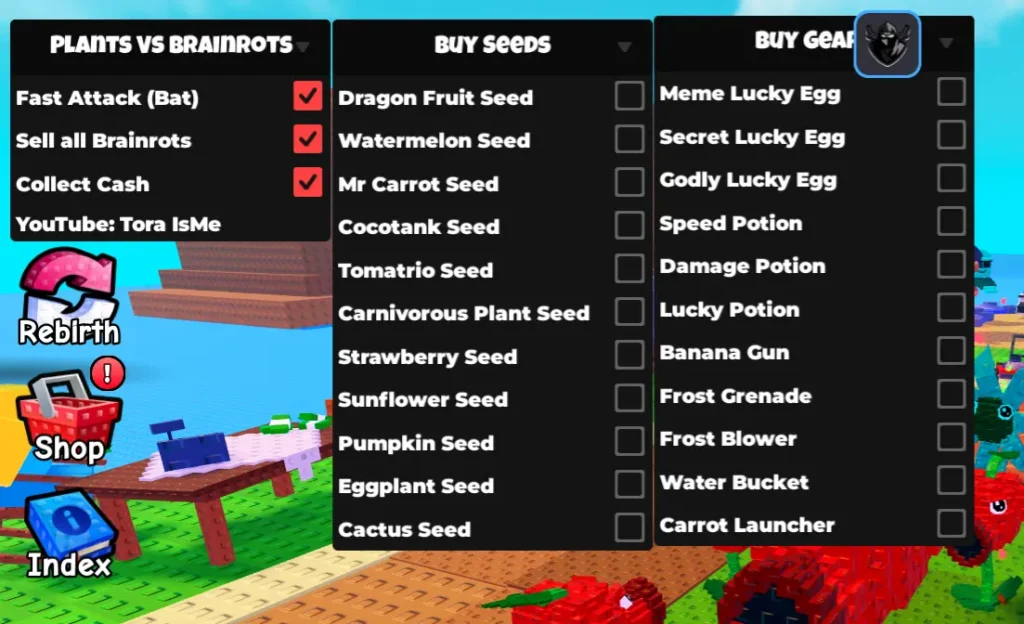PLANTS VS BRAINROTS SCRIPT AUTO FARM script