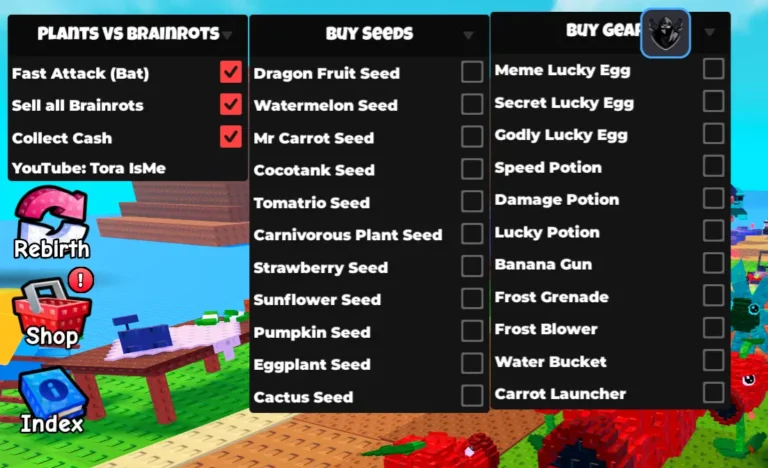 PLANTS VS BRAINROTS SCRIPT AUTO FARM script