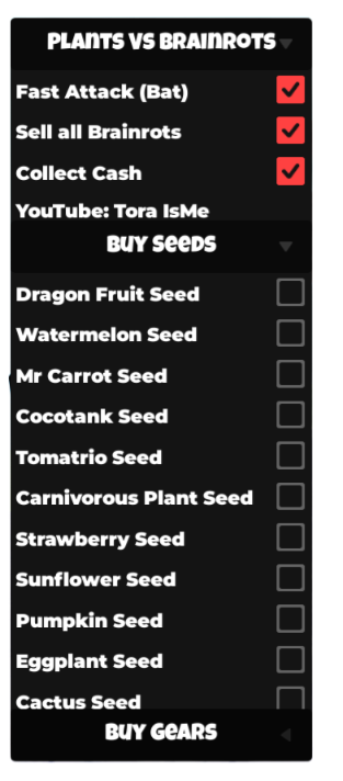 PLANTS VS BRAINROTS SCRIPT AUTO FARM