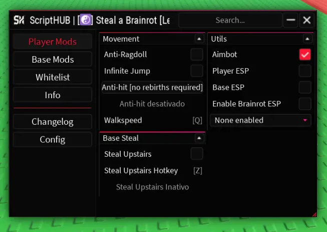 Script HUB Anti Hit Without Quantum Cloner