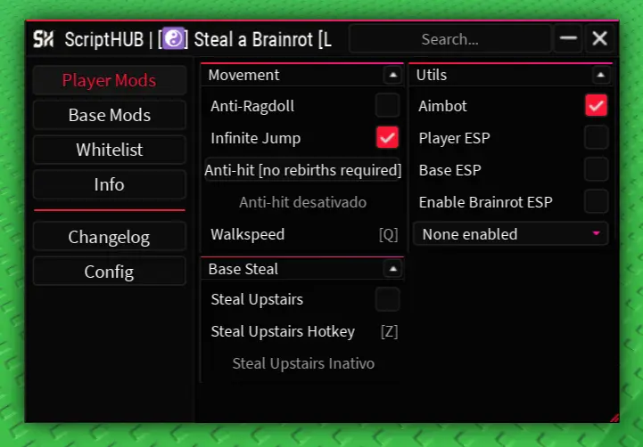 Steal a Brainrot Script By Script HUB