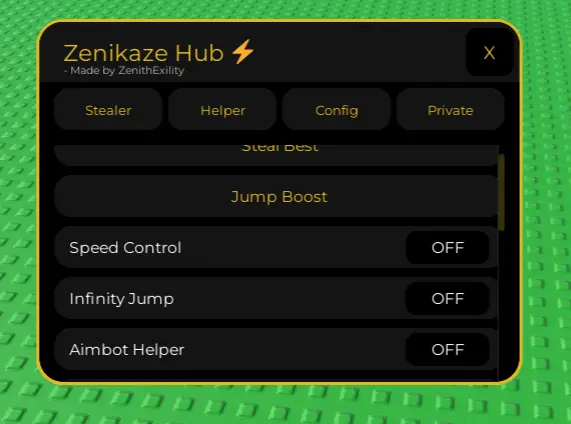 ZENIKAZE HUB Steal a Brainrot Script