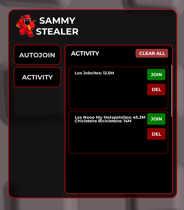 Sammy Stealer brainrot finder