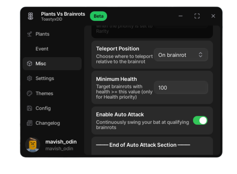 ToastyxDD Plants vs Brainrots Script