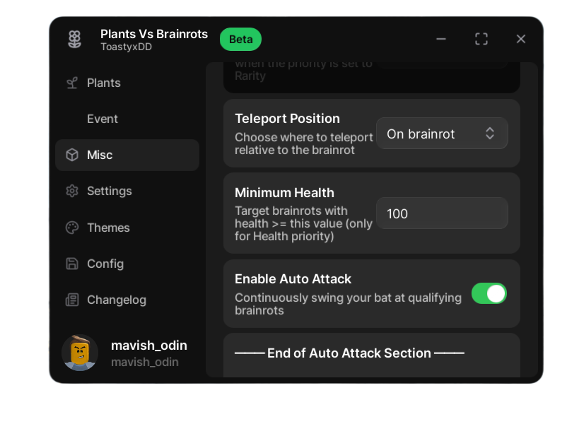 ToastyxDD Plants vs Brainrots Script