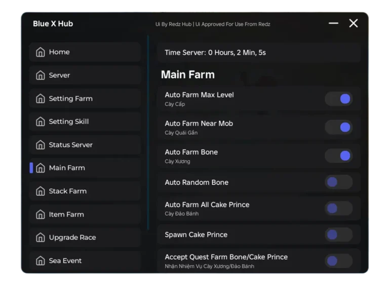 Working Blox Fruits Script *NO KEY* Auto Farm, Fishing, Teleport, Max Level Fast Blue X Hub