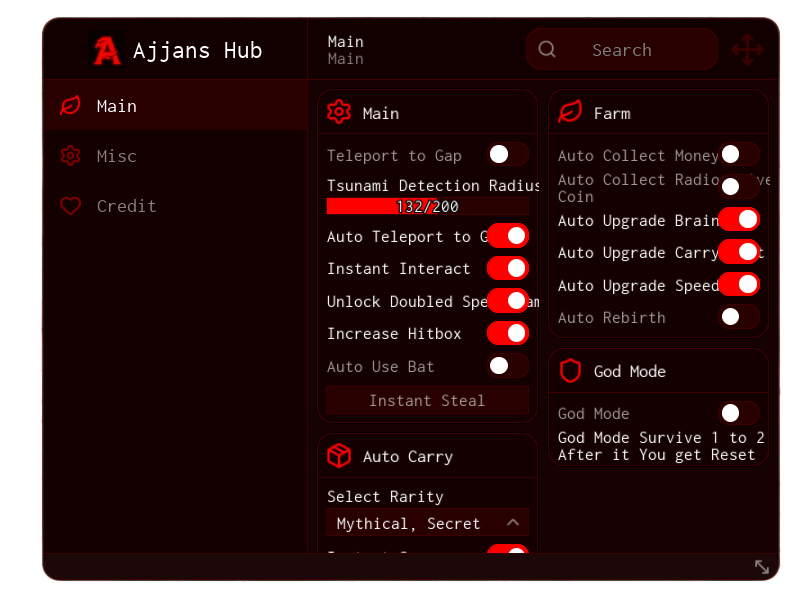 Escape Tsunami For Brainrots Script No Key Ajjan Hub