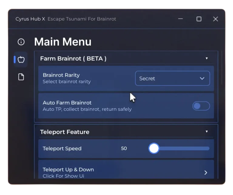Escape Tsunami For Brainrots Script No Key Cyrus Hub