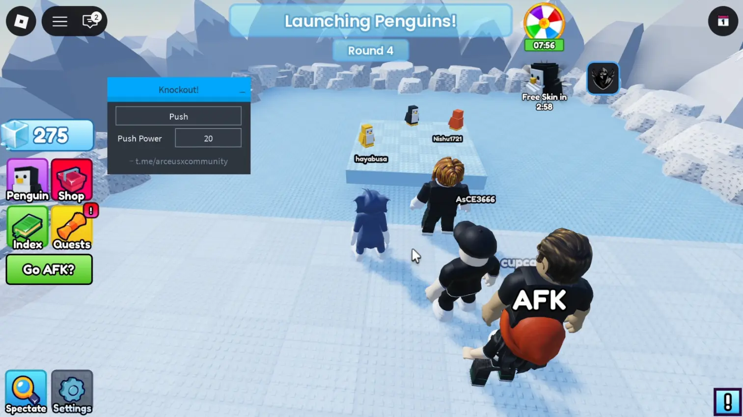 Knockout Script No Key