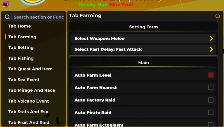 gravity hub blox fruit