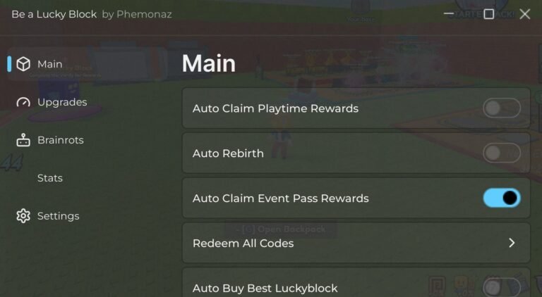 Be A Lucky Block Script