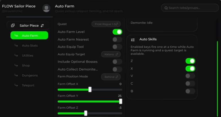 Sailor Piece Script Flow Hub No Key