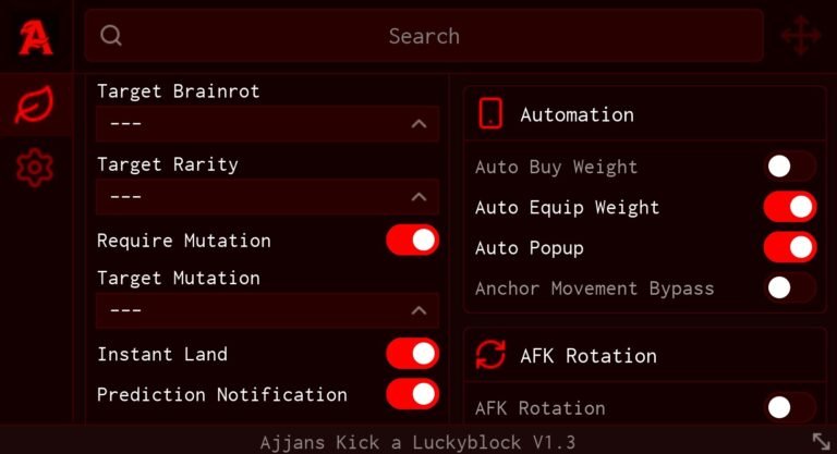 Ajjan Hub Kick a Lucky Block Script NO Key – Perfect Kick, Auto Collect, Auto Rebirth