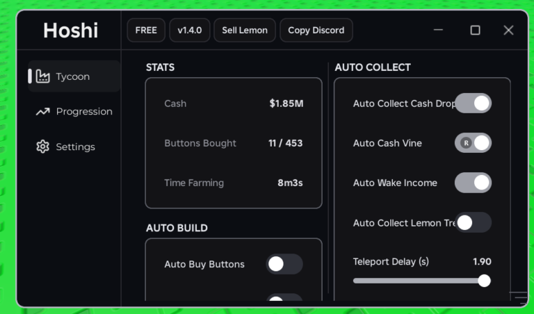 Sell Lemons Script No Key PasteBin – Auto Farm, Infinite Money & More